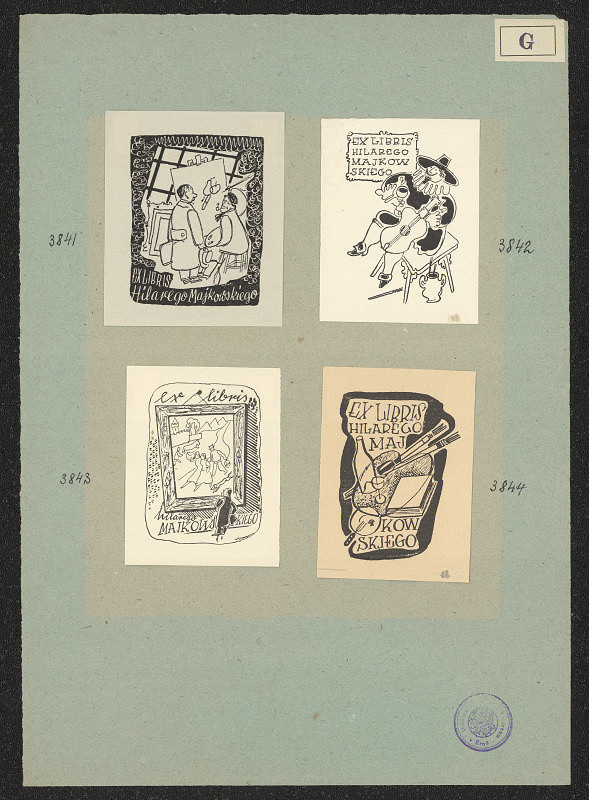 Witold Gawecki – Ex libris Hilarego Majkowskiego 