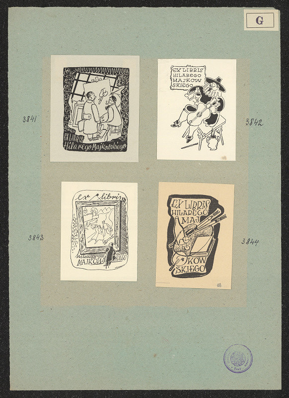 Witold Gawecki – Ex libris Hilarego Majkowskiego 