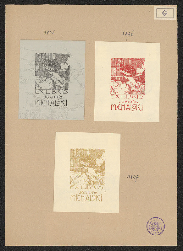 Antoni Gawinski – Ex libris Joanis Michalski 