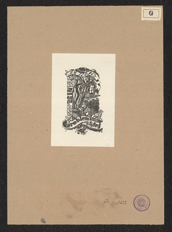 Witold Gawecki – Ex libris Groblewskiej Stanislava 