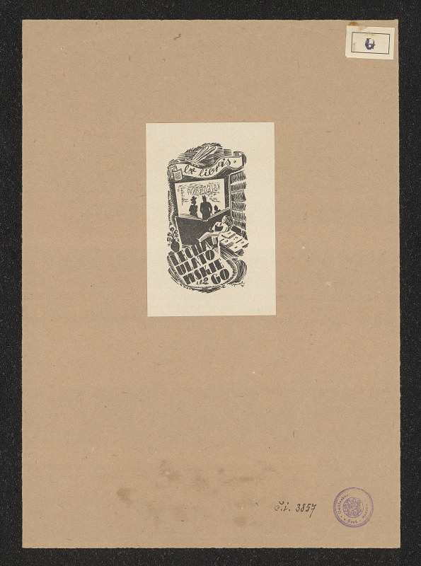 Witold Gawecki – Ex libris Lecha Ulatowskiego 