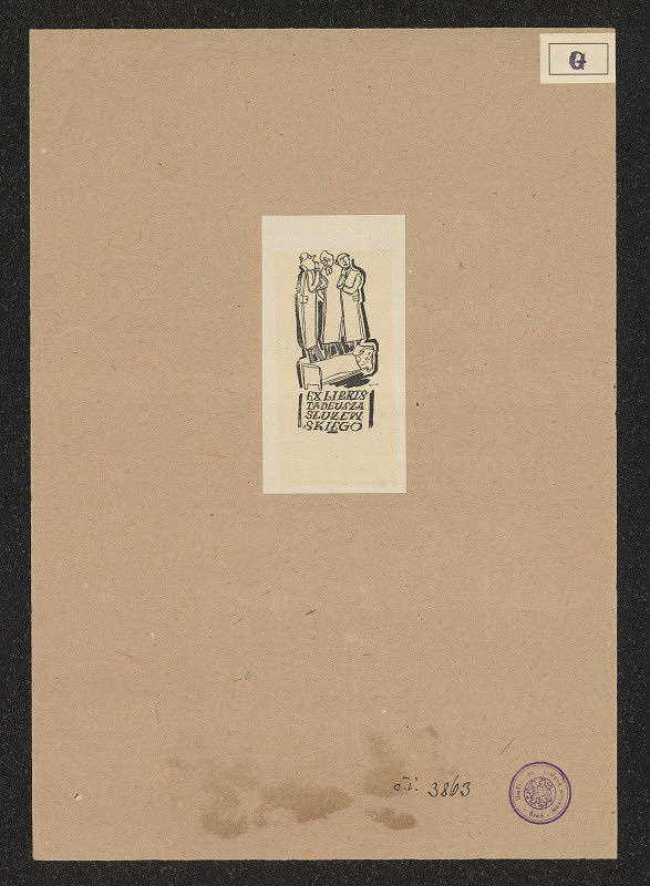 Witold Gawecki – Ex libris Tadeusza Sluzewskiego 