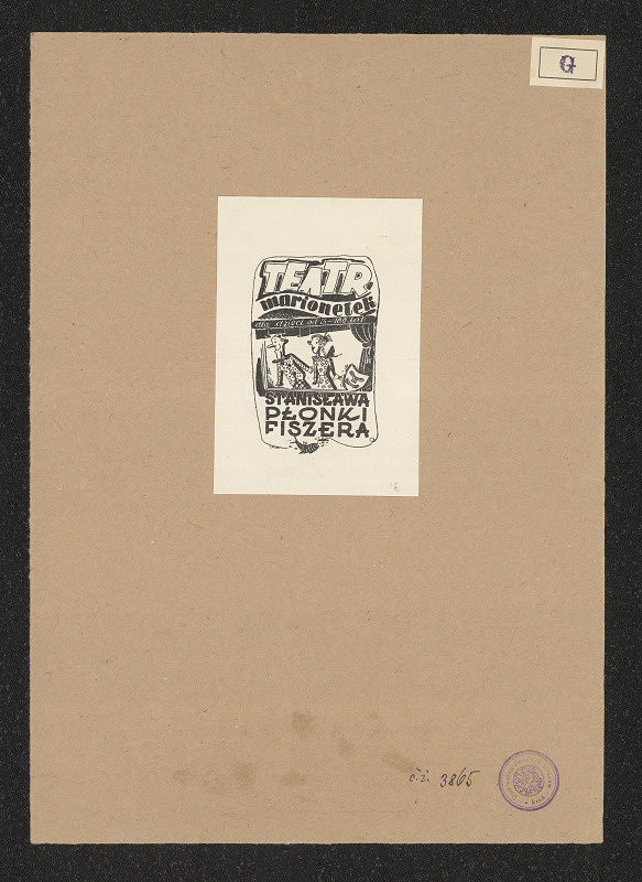 Witold Gawecki – Ex libris Stanislawa Płonki Fiszera 