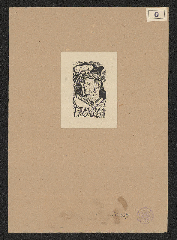 Witold Gawecki – Ex libris Tadeusza Lesznera 