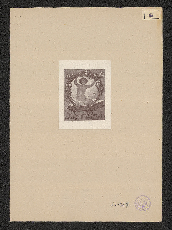 Horatio Gaigher (Geigher) – Exlibris Dr. Arthur Scheur 