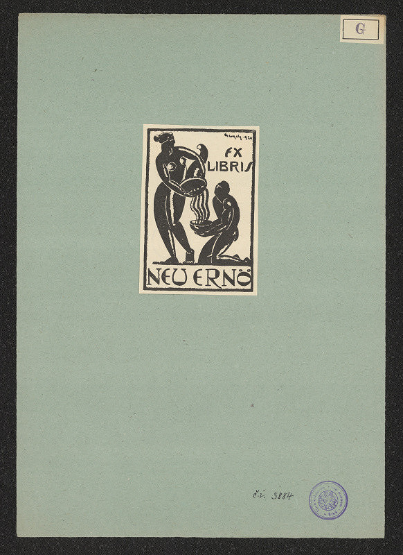 Sándor Gergely – Ex libris Neu Ernö 