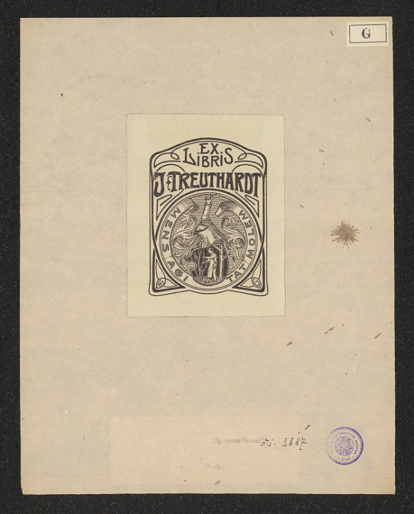 William Gorgé – Ex libris J.Treuthardt 