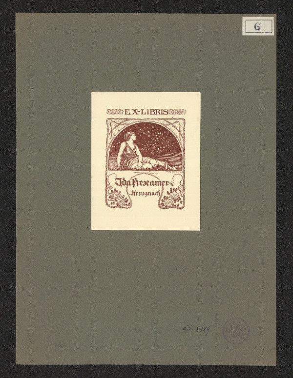 Georg Geyer – Exlibris Ida Hexamer 