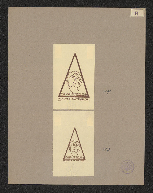 X. Giandante – Ex libris Walter Tascanini 