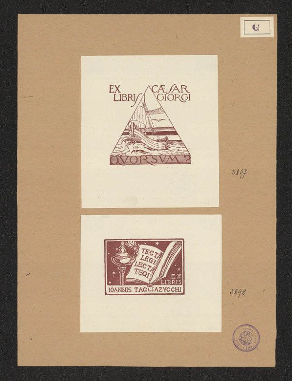 Emilio Giorgi – Exlibris Caesar Giorgi 