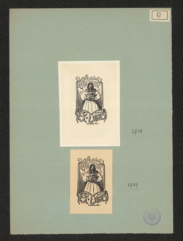 Milenko D. Gjuric – Exlibris Rudl Václav 