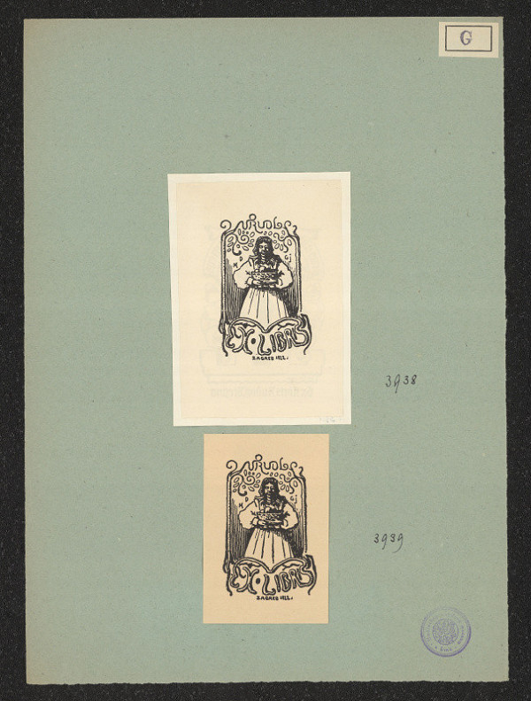 Milenko D. Gjuric – Exlibris Rudl Václav 