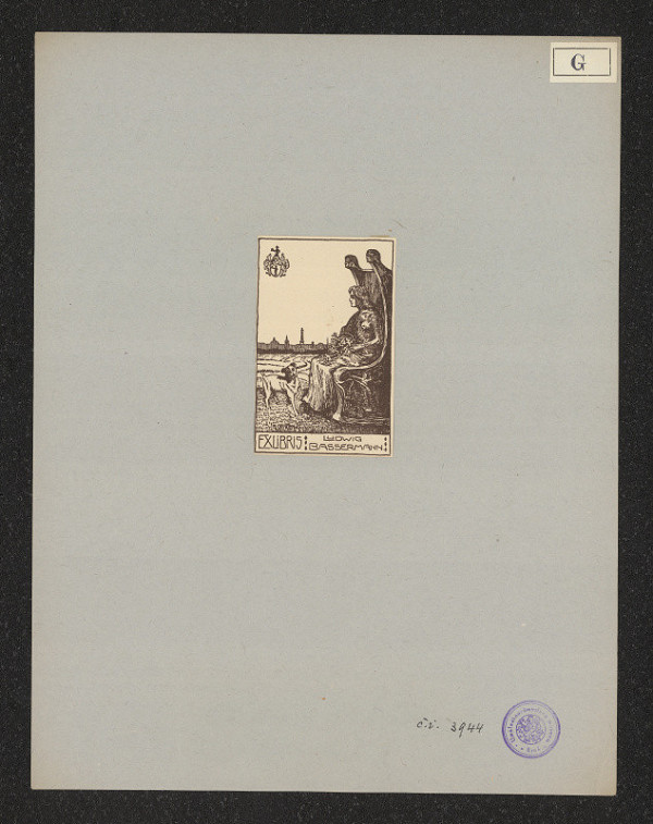 Franz Goerig – Exlibris Ludwig Bassermann 