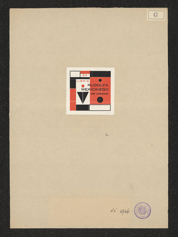 Rudolf Mekicki – Ex libris Rudolfa Mekickiego we Lwowie 