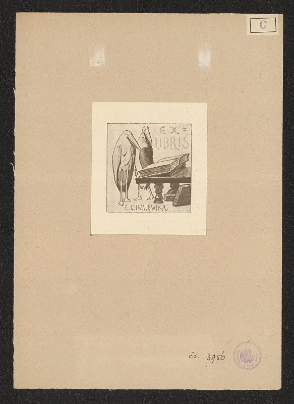 Adam Grabowski – Exlibris E. Chwalewika 