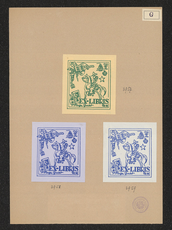 Roger Gradet – Exlibris Roger Gradet 