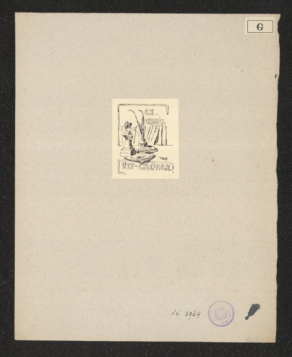 Lily Greiner – Exlibris Lily Greiner 