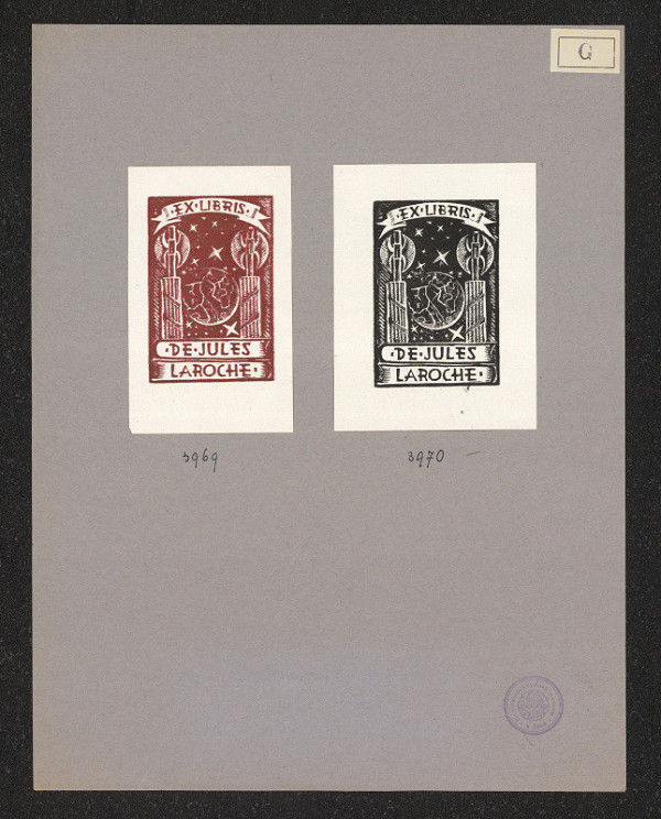 Eugenia Greinert – Ex libris de Jules Laroche 