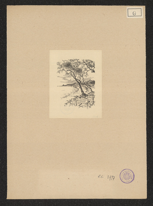 Alberto Grosso – Ex libris Wilhelmina Seiffert 