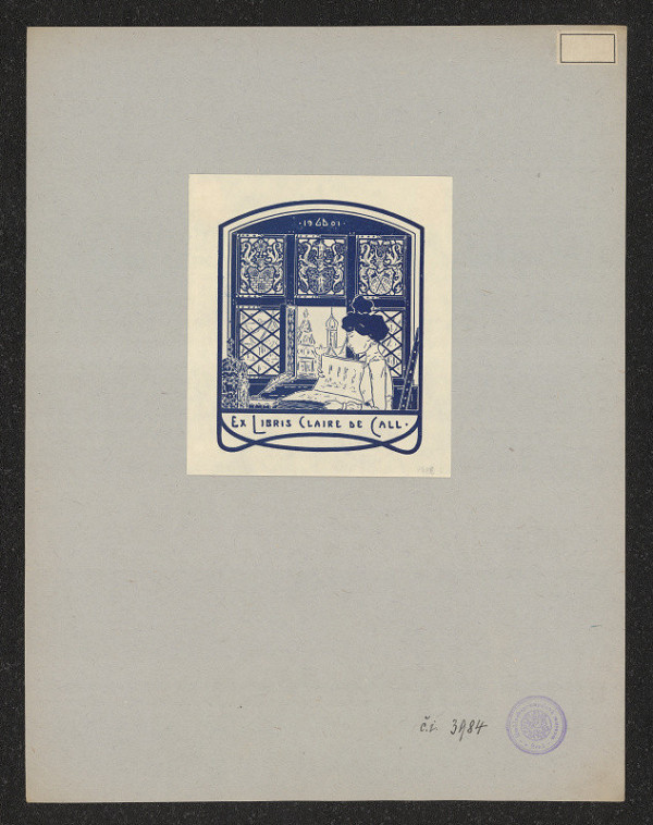 Georges Demeufve – Ex libris Claire de Call 