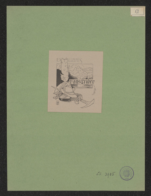 Hans Gruber – Ex libris Hans Gruber 