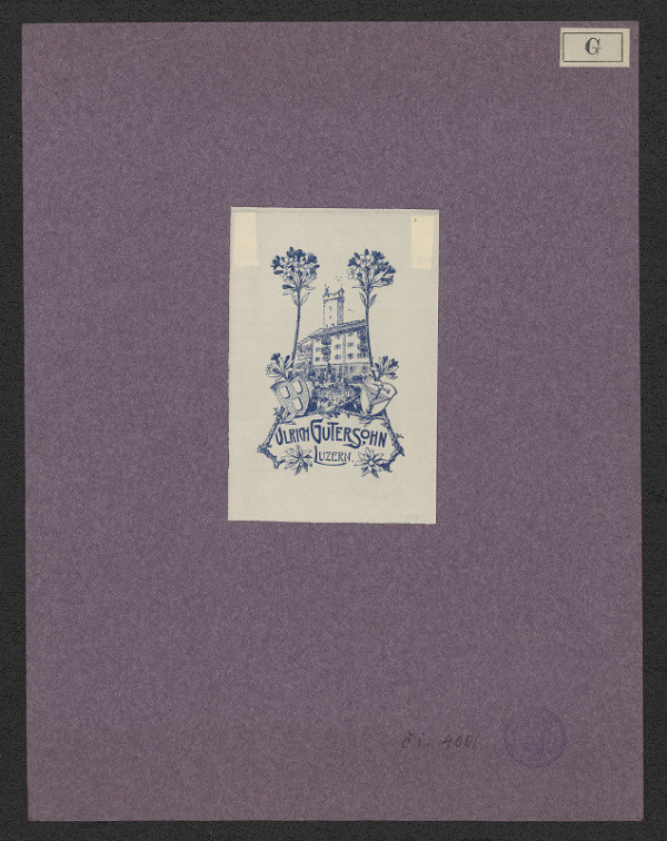 Ulrich Gutersohn – Exlibris Ulrich Gutersohn 