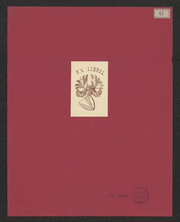 H. Gumbrecht – Exlibris Adrian Werbung 