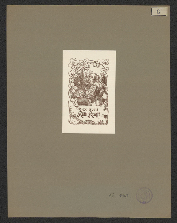 Carl Göbel – Ex libris Kätti Krafft 