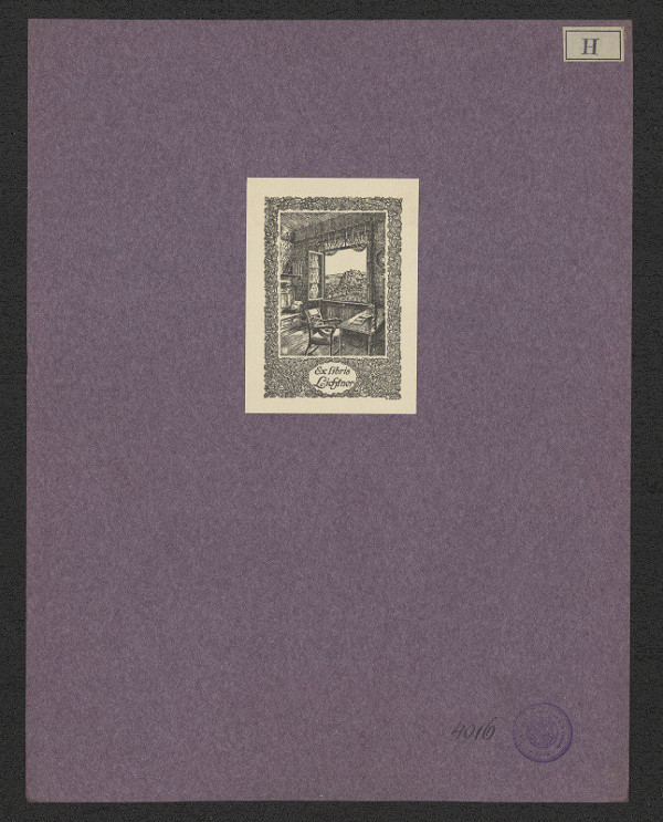 J. Zlabides(?) – Exlibris Lichtner 
