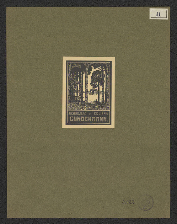 Hans Haitig – Exlibris Georg H. W. Gundermann 