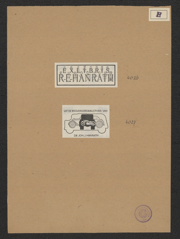 Rund E. Hanrath – Exlibris R. E. Hanrath 