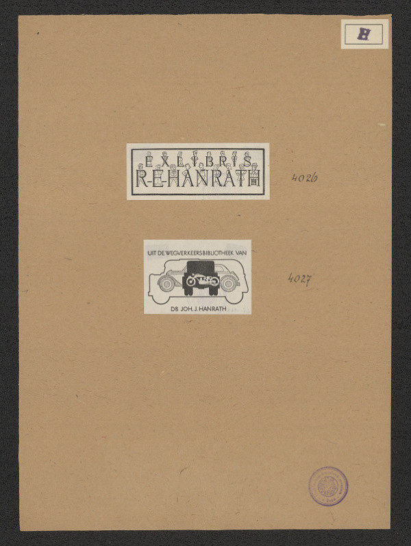 Rund E. Hanrath – Exlibris R. E. Hanrath 