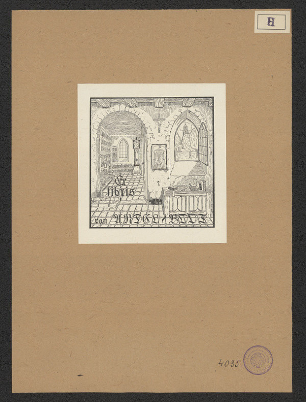 Rund E. Hanrath – Exlibris van Andel-Boot 