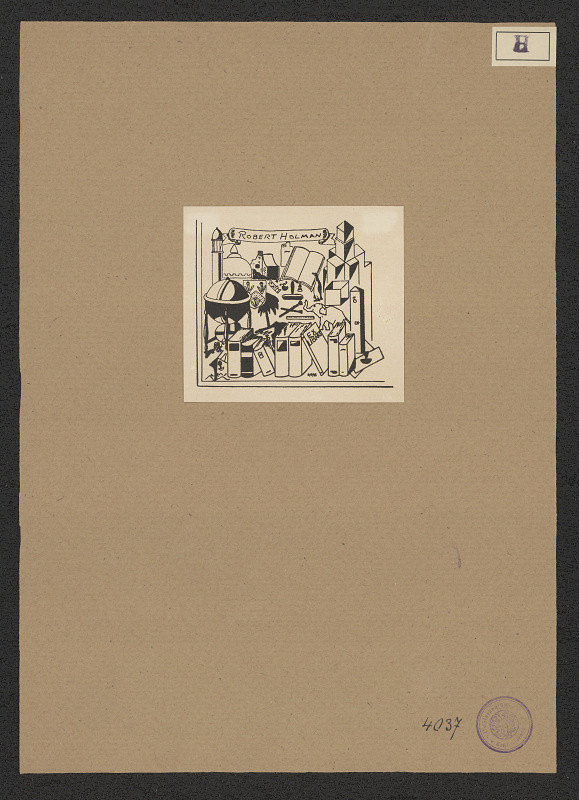 Robert Holan – Exlibris Robert Holman 