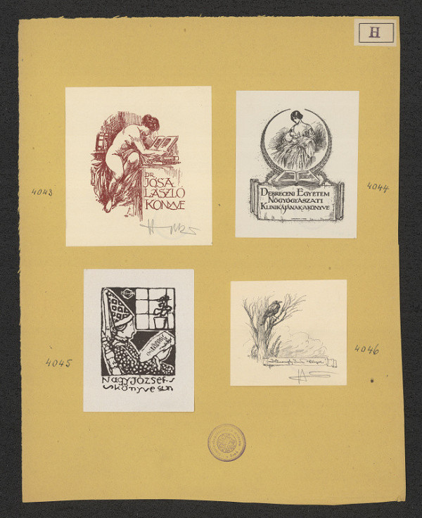 Jenö (Eugen) Haranghy – Exlibris Haranghy Iemö Könyve 