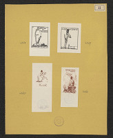 Jenö (Eugen) Haranghy – Exlibris Szel Kántor Könyve 