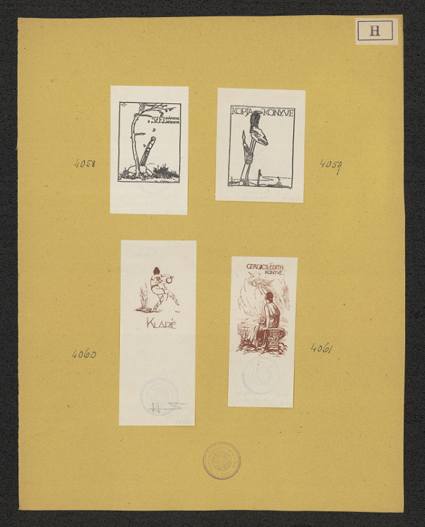 Jenö (Eugen) Haranghy – Exlibris Klárie 