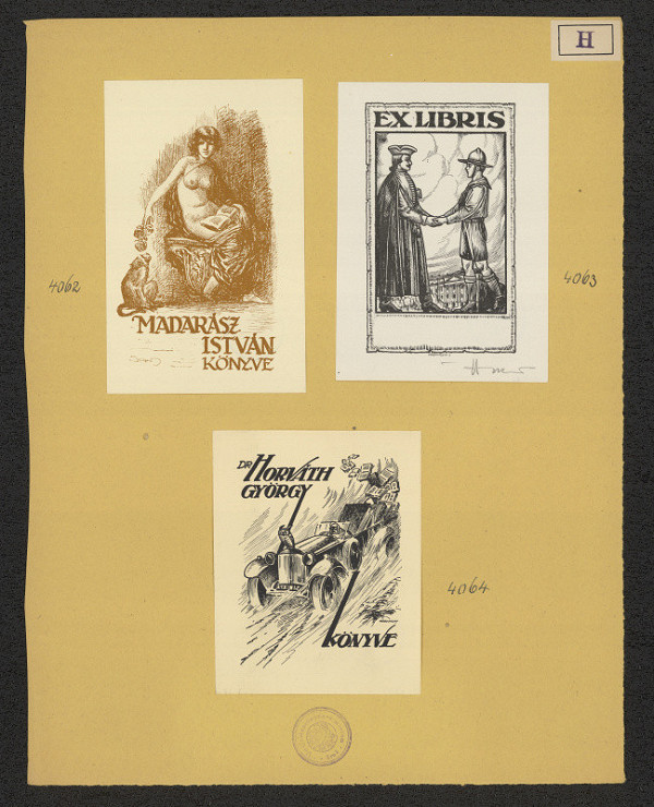 Jenö (Eugen) Haranghy – Exlibris Madarász István Könyve 