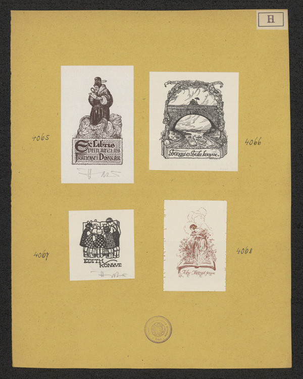 Jenö (Eugen) Haranghy – Exlibris Edith Könyve 