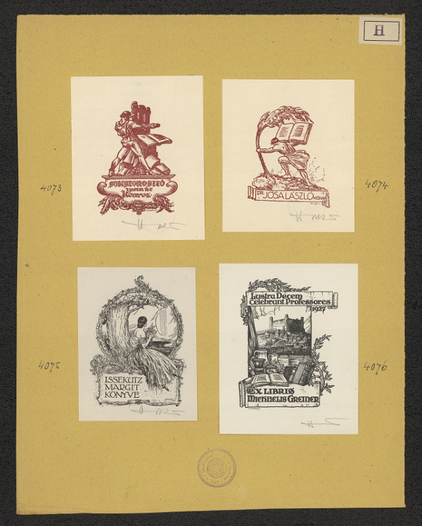 Jenö (Eugen) Haranghy – Exlibris Sokszorosnó Könyve 