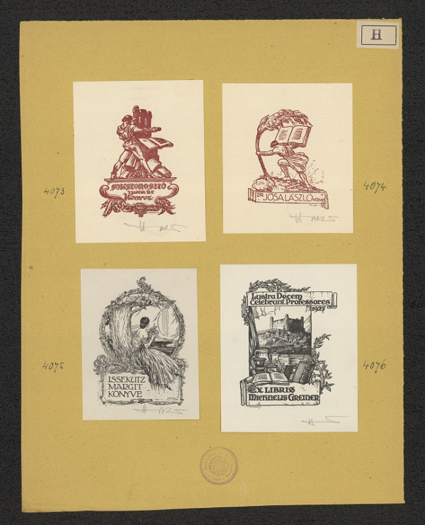 Jenö (Eugen) Haranghy – Exlibris Michaelis Greiner 