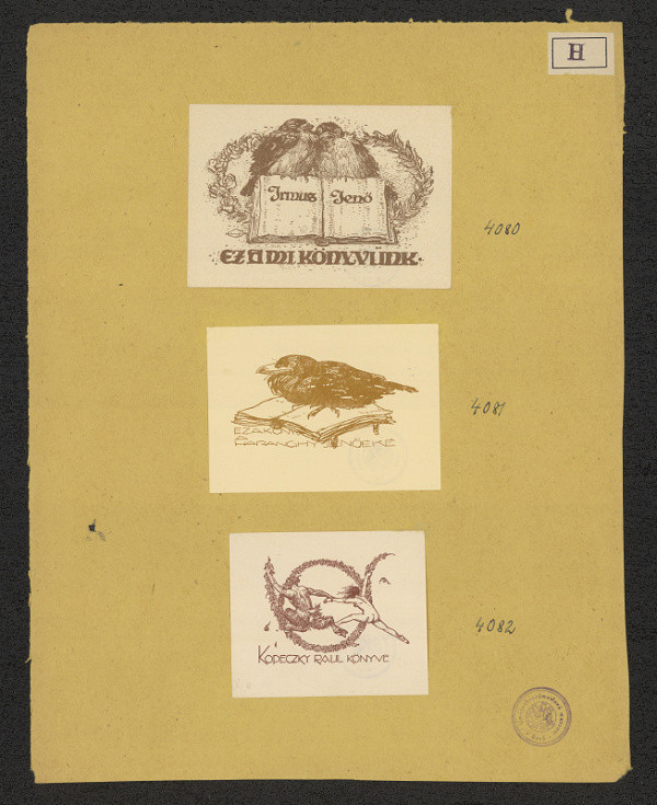 Jenö (Eugen) Haranghy – Exlibris Haranghy Nöéké 