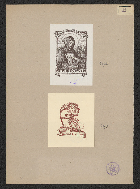Jenö (Eugen) Haranghy – Exlibris Francisci Doskar 