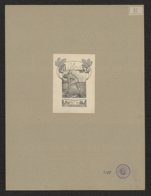 Max Harb – Exlibris Ernst Wolf 