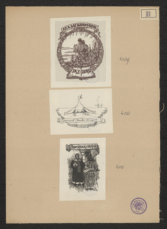 Jenö (Eugen) Haranghy – Exlibris Dr. Par Károly Könyve 