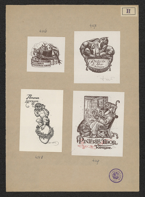Jenö (Eugen) Haranghy – ExlibrisPinterits Tibor Könyve 