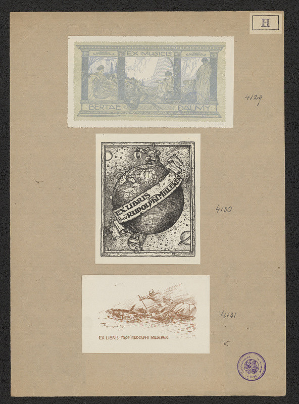 Jenö (Eugen) Haranghy – Exlibris Bertae Dahny 