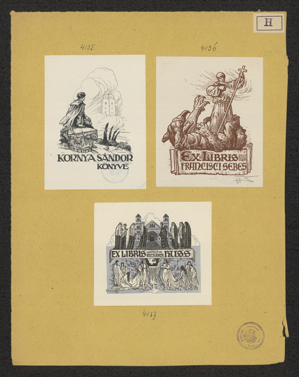 Jenö (Eugen) Haranghy – Exlibris Francisci Sebes 