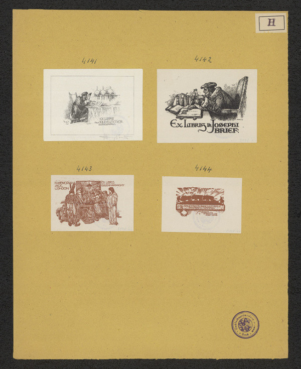 Jenö (Eugen) Haranghy – Exlibris Stephani Csanak 