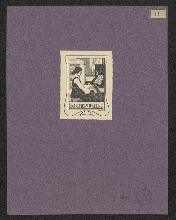 Hans Hasslinger – Ex libris O. Seelig 